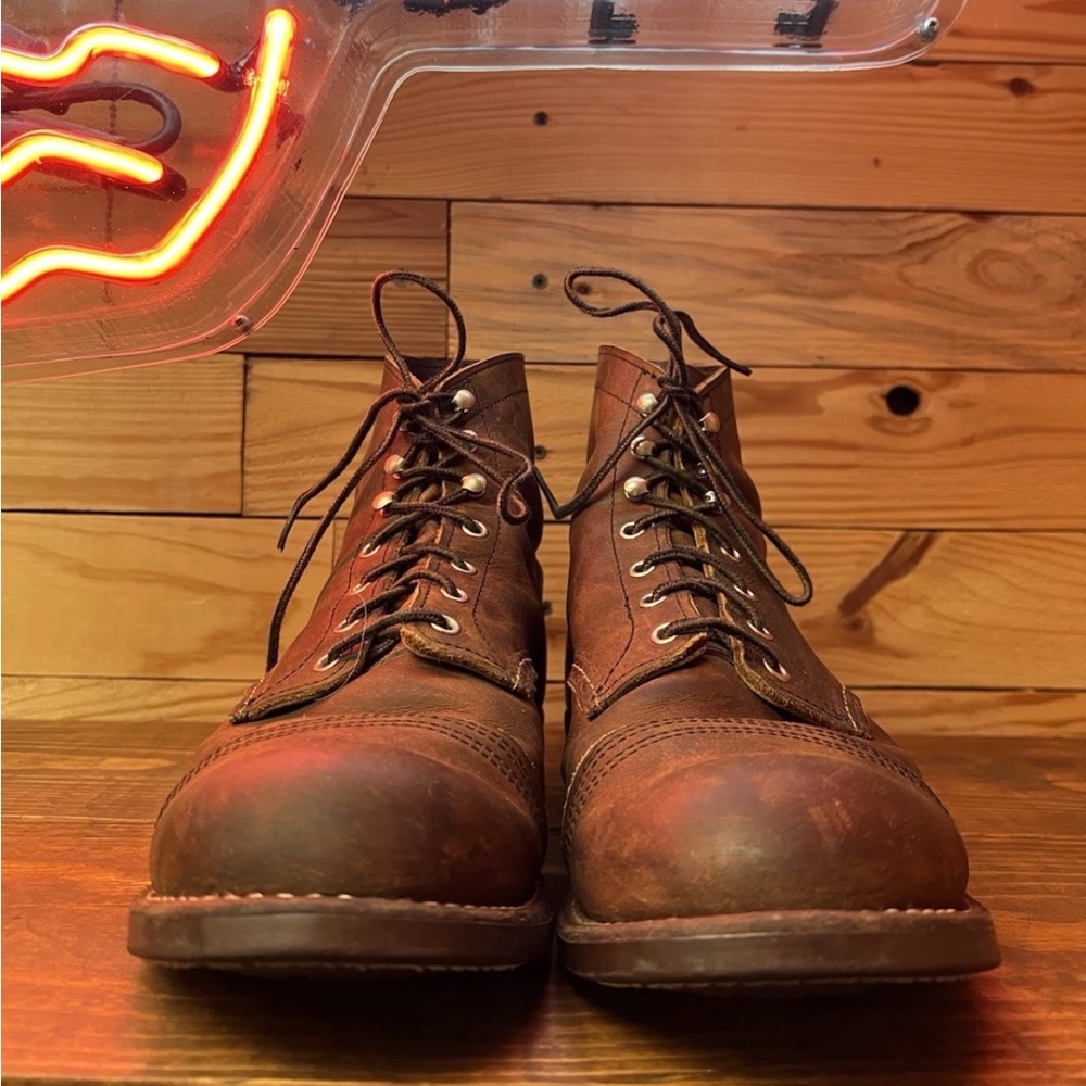 Vtg Redwing Iron Ranger Boots 8085 Size 10.5D 2017 Broken In!!